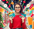 Use o cartão para aproveitar promoções sazonais