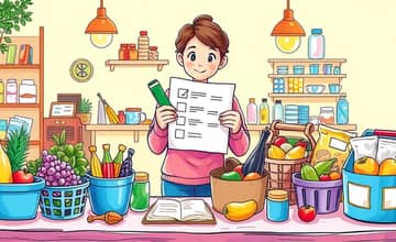 Faça compras planejadas para maximizar os benefícios