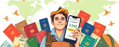 Empréstimos digitais para financiar viagens internacionais