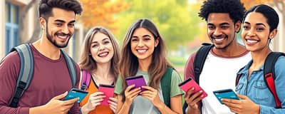 Cartões para estudantes têm limites e taxas diferenciadas