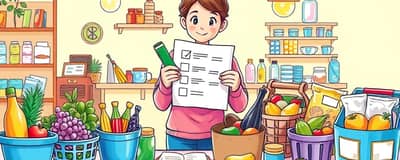 Faça compras planejadas para maximizar os benefícios