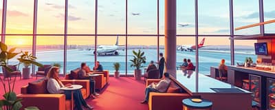 Utilize o cartão para acesso a salas VIP em viagens