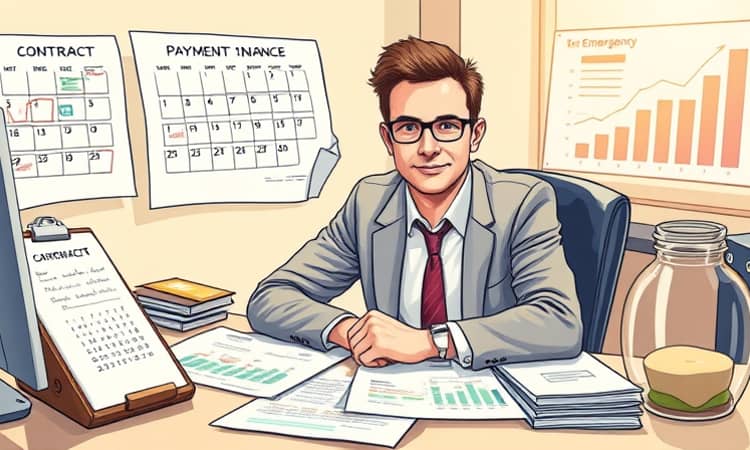 Tenha um plano de quitação antes de contratar