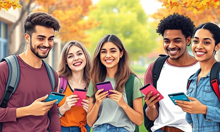 Cartões para estudantes têm limites e taxas diferenciadas