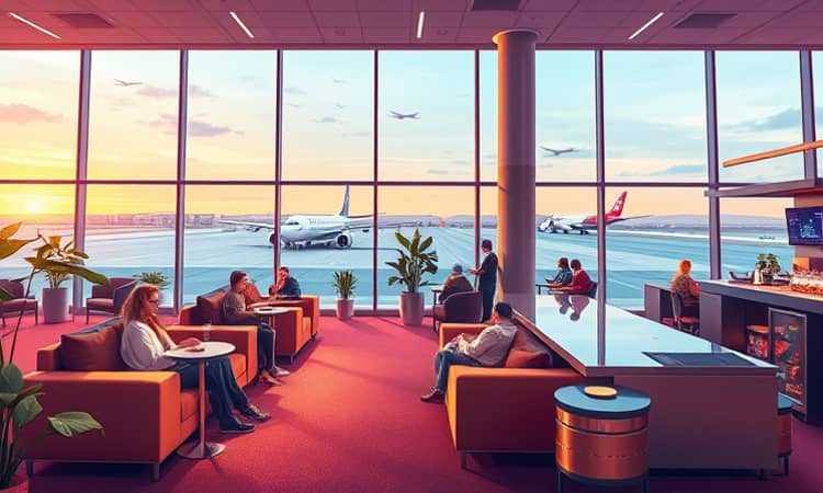 Utilize o cartão para acesso a salas VIP em viagens