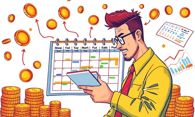 Planeje as datas de vencimento de acordo com o fluxo de caixa