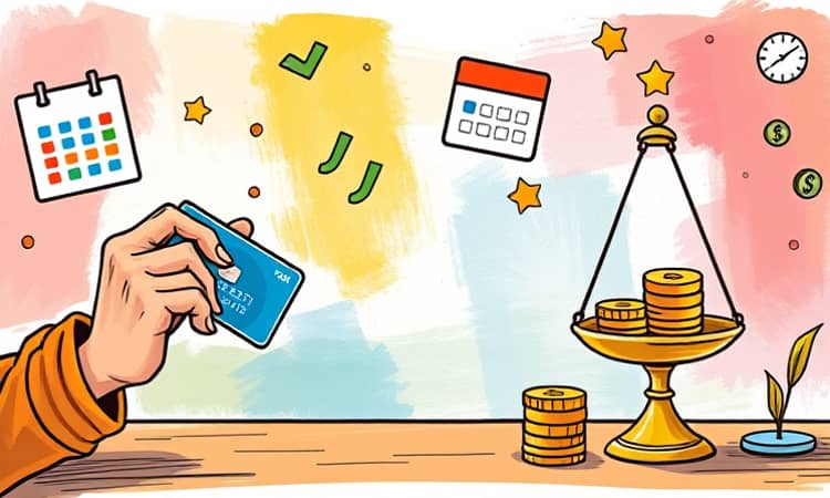 Crie metas de uso consciente do cartão todo mês