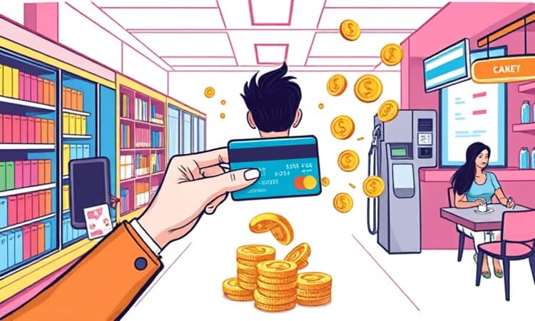 Prefira cartões com cashback para uso diário